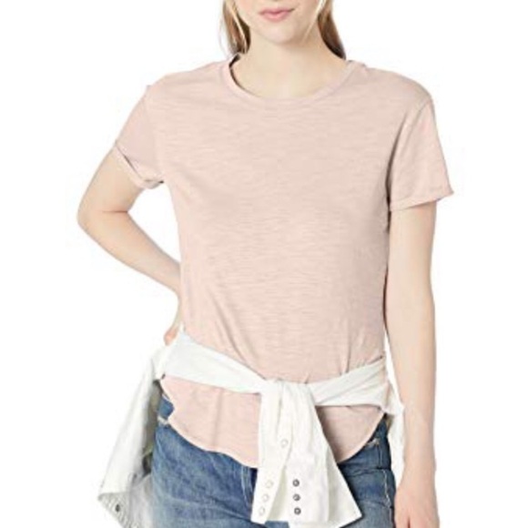 Daily Ritual crew neck pink tee, NWT, Large - Picture 1 of 8
